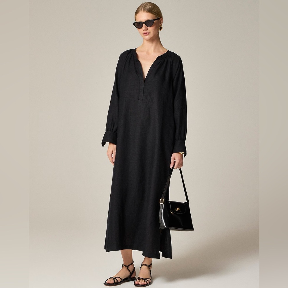 J.Crew Cabana dress in linen CI918
